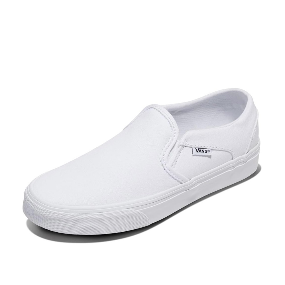 Vans White Slip-On Loafers Minimalist Design